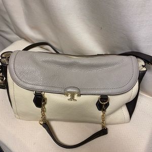 Tory Burch Tri colored leather handbag